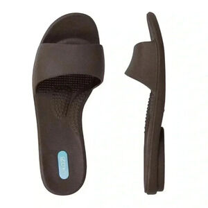 🎈2/$40🎈OKA.B Grace Slide  Brown Women Sandals- L